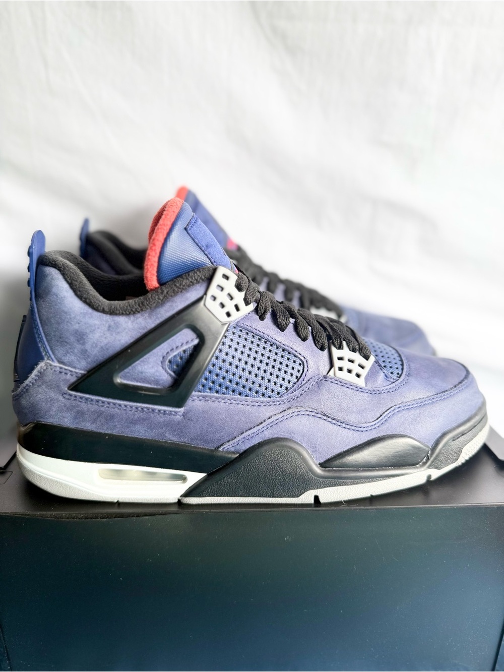 AUTHENTIC Jordan 4 Retro Winterized Loyal Blue size 10.5 CQ9597-401 2019 USED